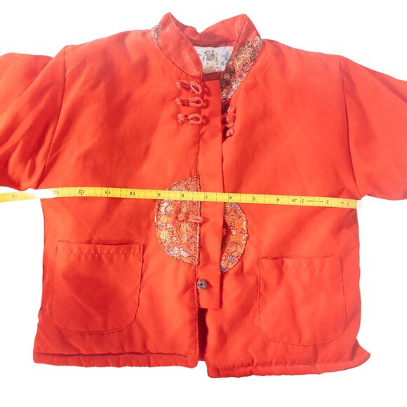 Baby Chinese Traditional Outfit 1 Year Old Red Gold Dragon - Picture 11 of 14